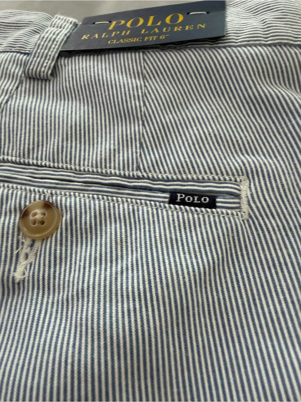Polo Ralph Lauren Classic Fit Striped Shorts 100% Cotton